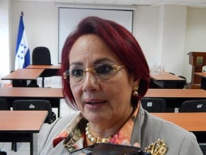 La comisionada presidenta del IAIP, Doris Imelda Madrid.