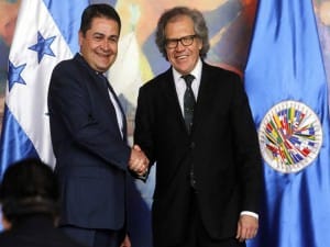 El contenido del convenio de la MACCIH ha sido sugerido por el presidente Juan Hernández.