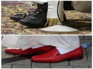 Hasta en los zapatos es humilde el Papa Francisco