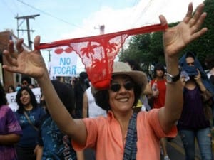 Marcha de las Putas en Honduras.