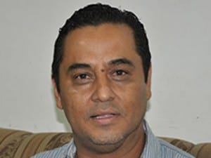 Eleazar Juárez diputado de Libre por el departamento de Valle