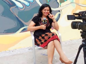 Gilda Silvestrucci, corresponsal de TeleSur en Honduras