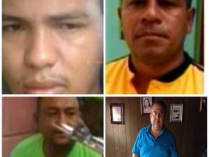 Supuestos responsables del asesinato de Berta Cáceres