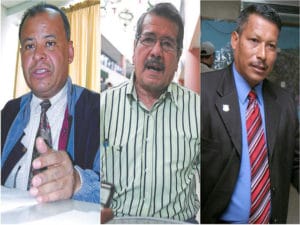 El Fiscal Orlan Chávez, Alfredo Landaverde y Julián Gonzáles Irías tres asesinado por el crimen organizado
