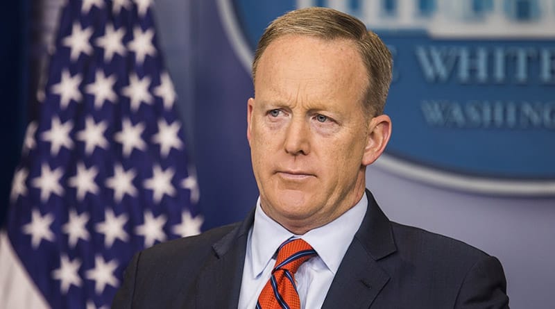 Sean Spicer, portavoz , Casa Blanca