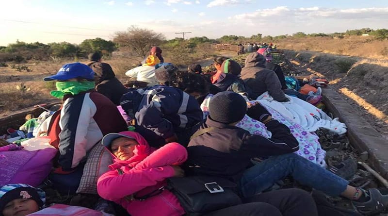 Hondure os que integran caravana pedir n asilo en M xico y EE.UU