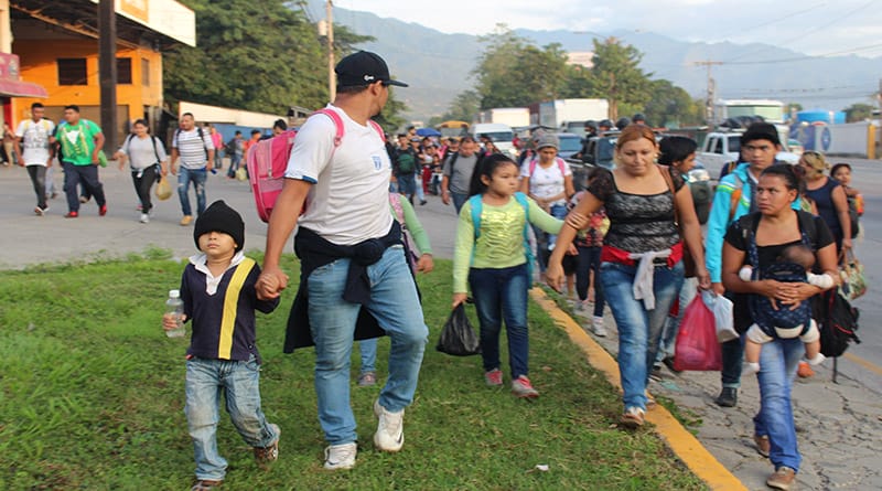 Niñez migrante de Honduras