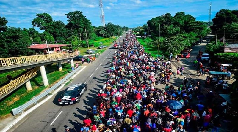 M s de 14.000 hondure os en caravana de migrantes reportan