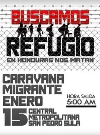Hondureños organizan nueva caravana
