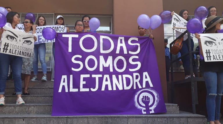 exigen justicia para Alejandra