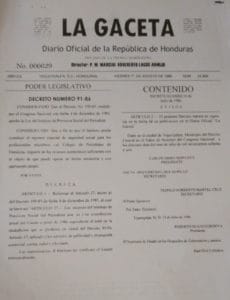 El Decreto 91-86