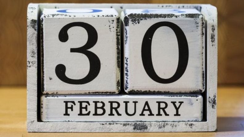 El 30 de febrero existió una vez