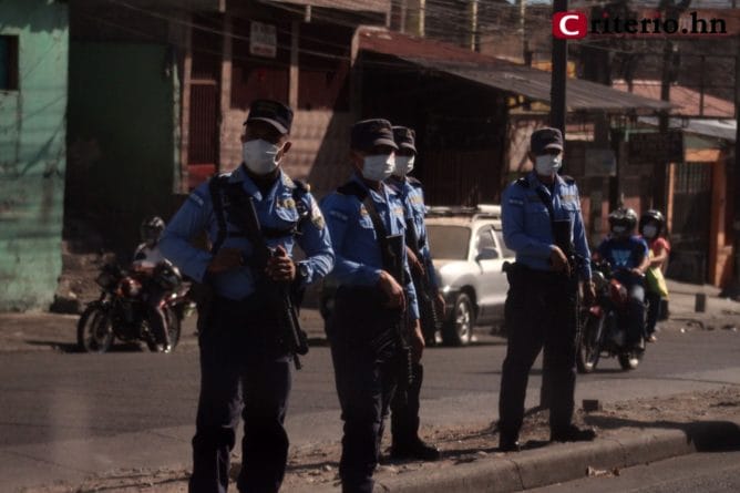 poca credibilidad sobre la Policía Nacional en Honduras