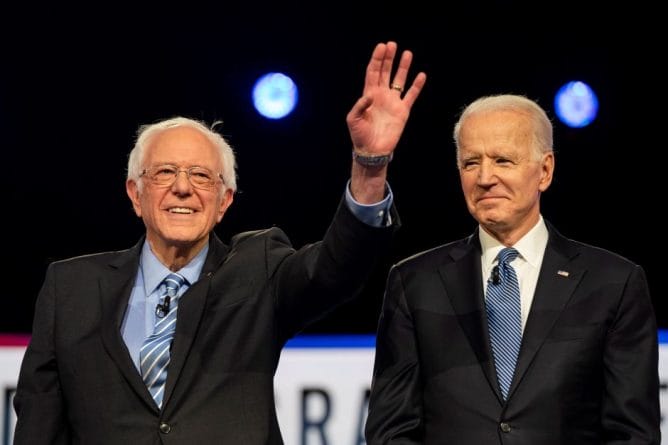 Bernie Sanders se une a Joe Biden