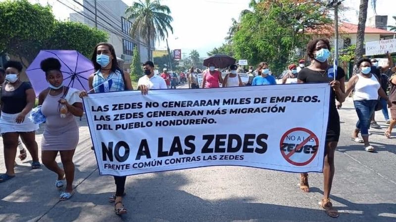 no a las ZEDE en Honduras