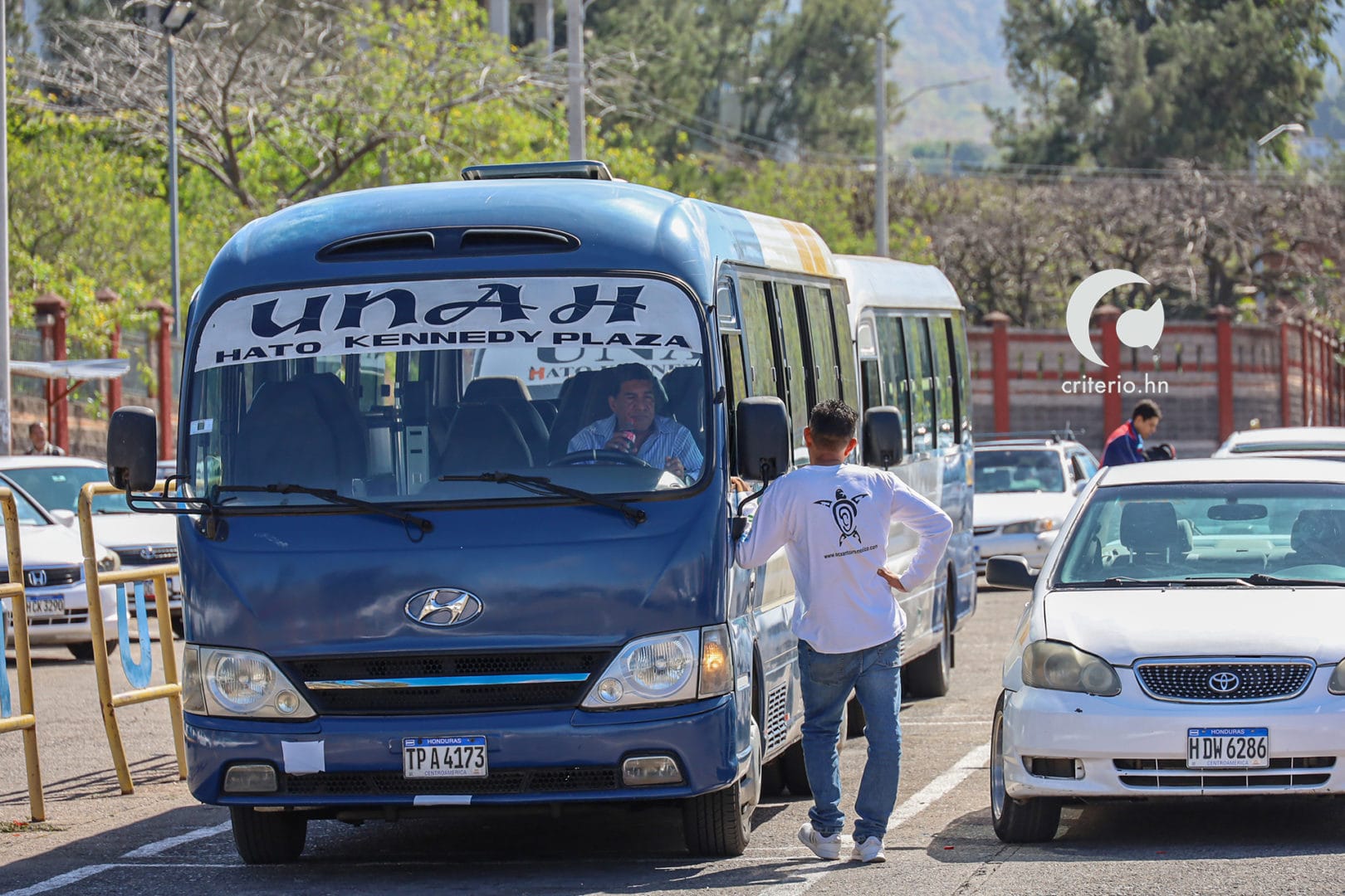 bus de transporte público urbano en Honduras tegucigalpa